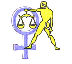 Waage im Zodiak
